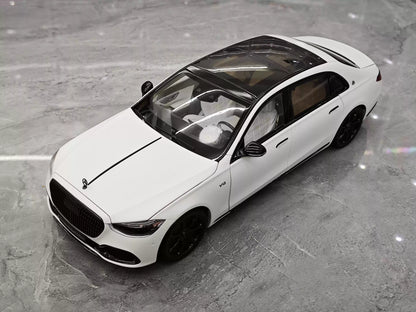 Almost Real 1/18 Mercedes-Maybach S680 Matte Pearl White Diecast Model