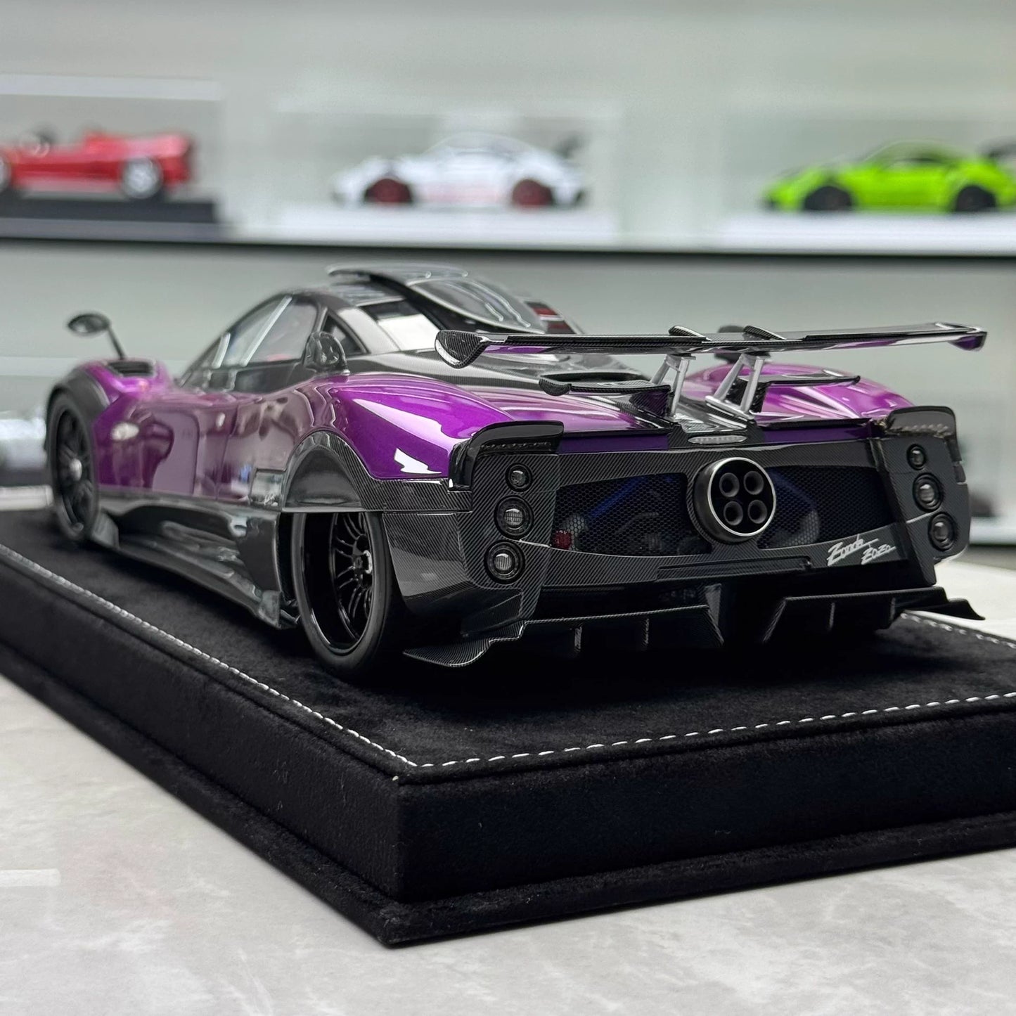 HH 1:18 Pagani Zonda 760 (Zonda Specials) Hardtop Resin Model · Purple/Carbon