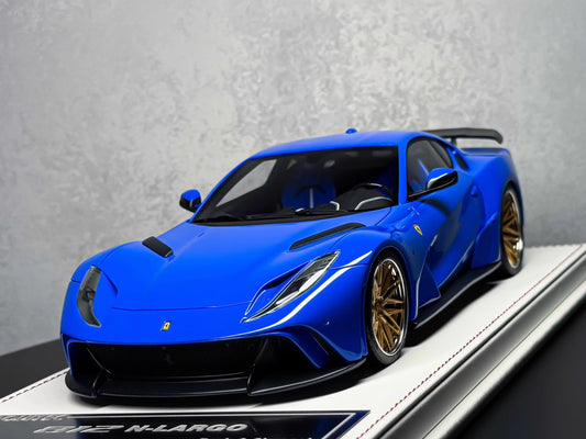 Davis & Giovanni 1/18 Ferrari 812 N-Largo Dino Blue Resin Model Limited 8