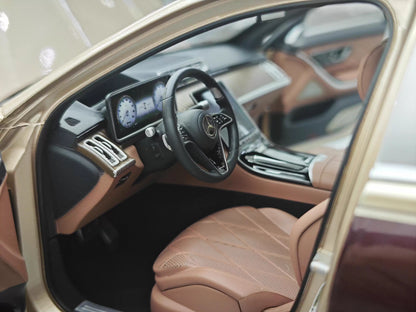 Almost Real 1/18 Mercedes-Maybach S680 Two-Tone Kalahari Gold Diecast Model
