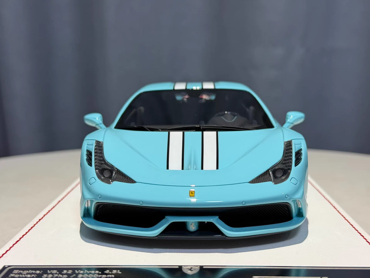 Davis & Giovanni 1/18 Ferrari 458 Speciale · Azzurro Blue · Limited 20