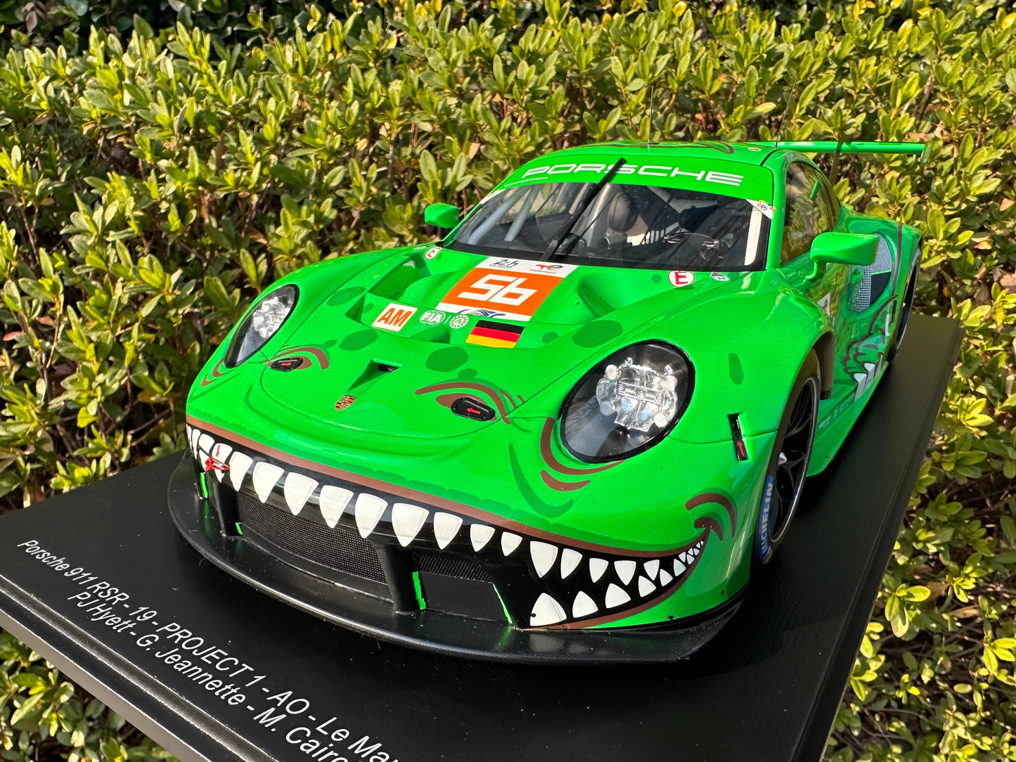 Spark 1/12 Porsche 911 RSR-19 #56 “Rexy” Project 1–AO Le Mans 24H 2023 – Resin Model
