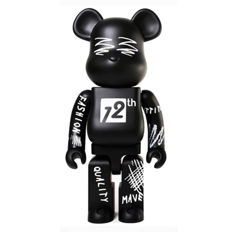 Bearbrick 2000% GXG 12th Anniversary Edition | Matte Black Fiberglass Sculpture | Air Shipping from China