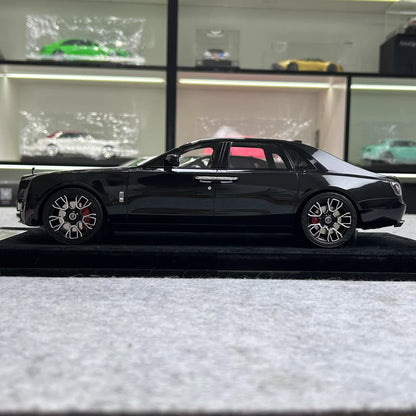 HH 1:18 Rolls-Royce Ghost Black Badge (2024) Limited Resin Model · Gloss Black