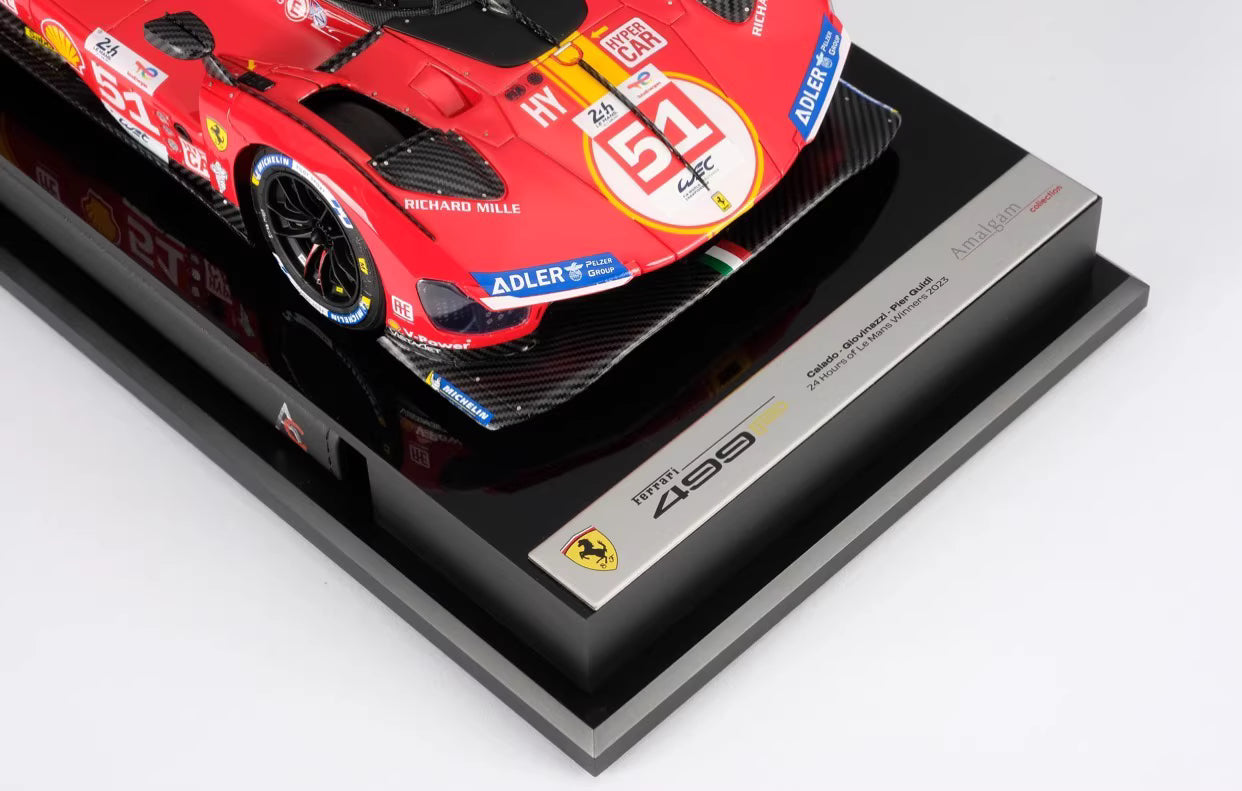 Amalgam 1/18 Ferrari 499P – 2023 Le Mans Champion Hypercar Model  Air Shipping from China