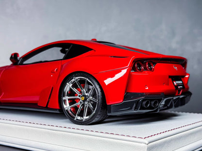Davis & Giovanni 1/18 Ferrari 812 N-Largo Rosso Corsa Red Resin Model Limited 8