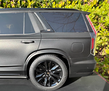 BBA Model 1/18 Cadillac Escalade Luxury Edition Matte Black Resin Model