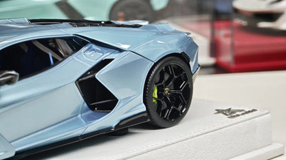 BBA Model 1/18 Lamborghini Revuelto Resin Model – Ice Blue (Limited 10)