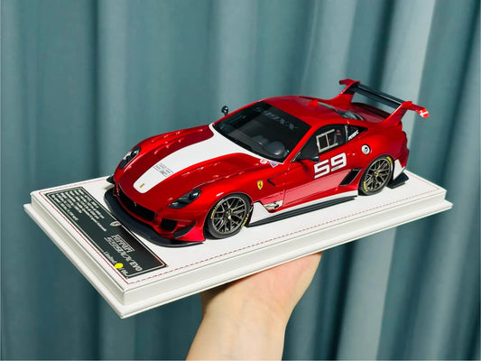 Davis & Giovanni 1/18 Ferrari 599XX EVO #59 Metallic Red | Limited 6
