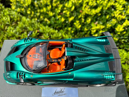 BBR Models 1/18 Pagani Imola Roadster Verde Rio Green Resin Model