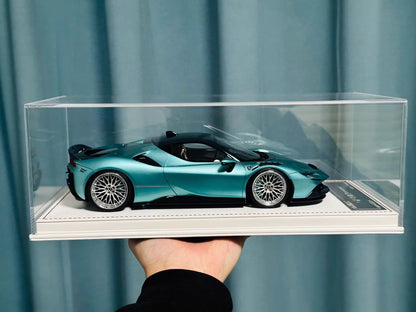 Davis & Giovanni 1/18 Ferrari SF90 Stradale Novitec Metallic Light Green | Limited 15