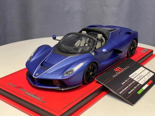 MR Collection Models 1/18 Ferrari LaFerrari Aperta · Blu Limited