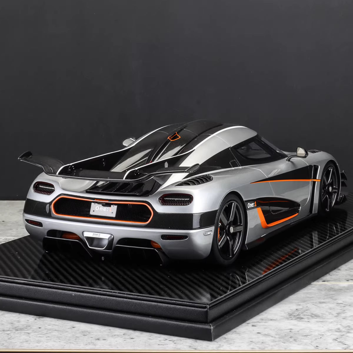 Frontiart 1/12 Koenigsegg One:1 Silver Resin Model Limited 199 F088-01