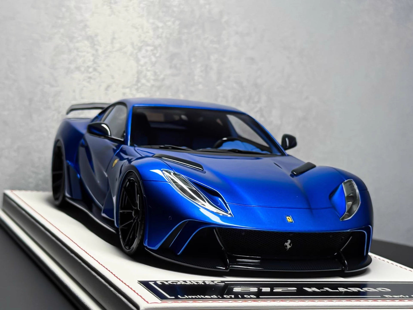 Davis & Giovanni 1/18 Ferrari 812 N-Largo Candy Blue Resin Model Limited 8