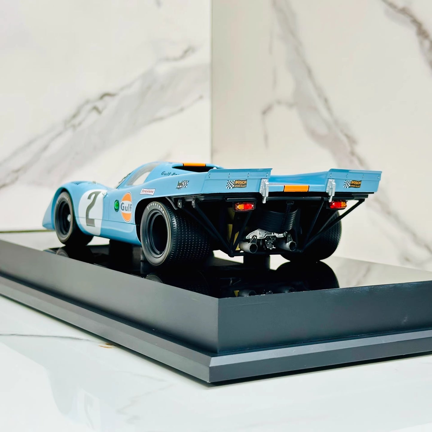 Amalgam 1/18 Porsche 917K Gulf 1970 Daytona Winner #2 Resin Model