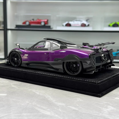 HH 1:18 Pagani Zonda 760 (Zonda Specials) Hardtop Resin Model · Purple/Carbon