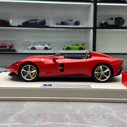 Hermes Collection 1/18 Ferrari Monza SP1 Resin Model Car – Rosso Tricolore