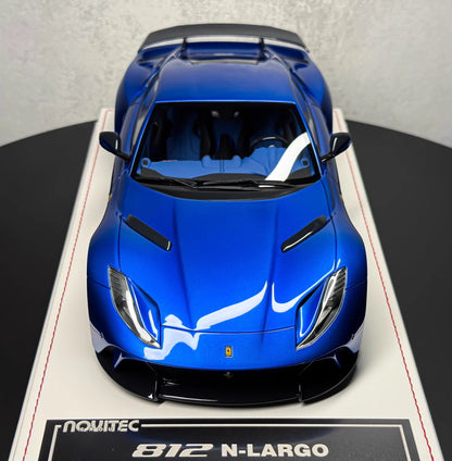 Davis & Giovanni 1/18 Ferrari 812 N-Largo Candy Blue Resin Model Limited 8