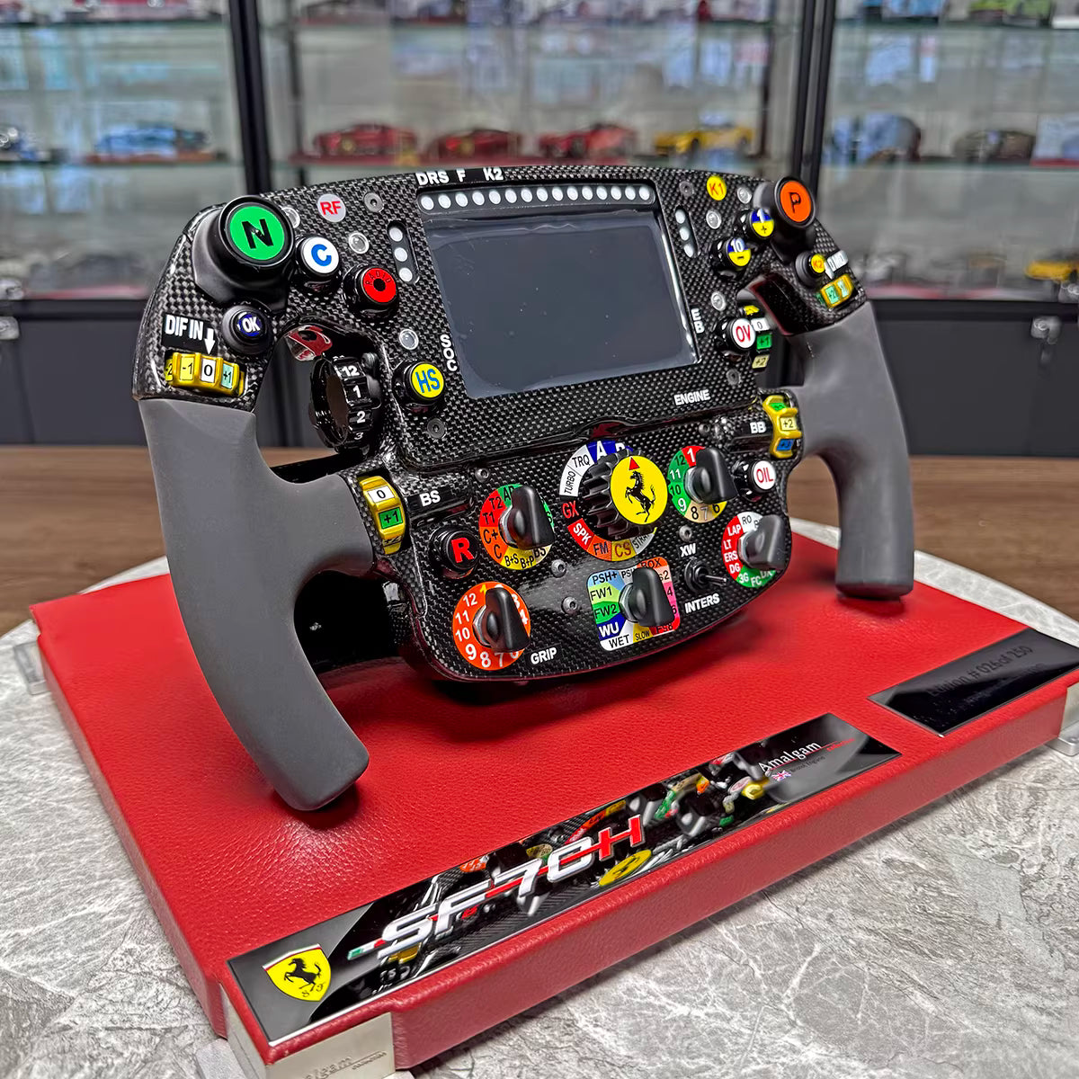 Amalgam AMA 1:1 Ferrari SF70H Steering Wheel & Driver Display Replica (2017)