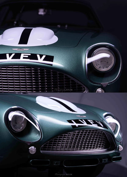 Amalgam 1/8 Aston Martin DB4 GT Zagato – 1961 1 VEV Le Mans Version | Air Shipping from China