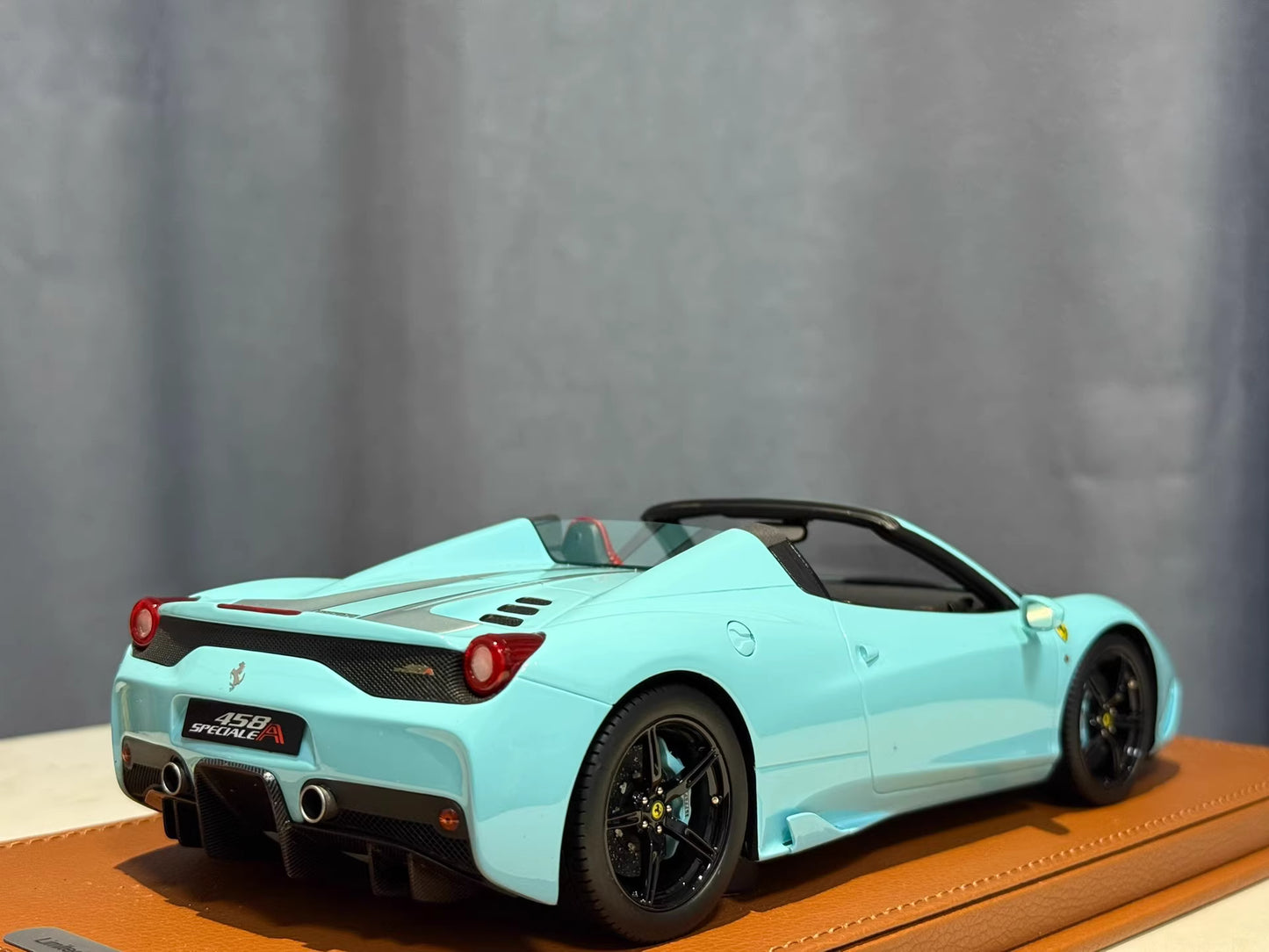BBR 1/18 Ferrari 458 Speciale A · Light Blue