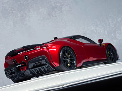 Davis & Giovanni 1/18 Ferrari SF90 Stradale Candy Metallic Red Resin Model Limited 6