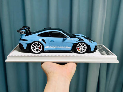 Davis & Giovanni 1/18 Porsche 911 GT3 RS 992.1 PTS Meissen Blue | Limited 30