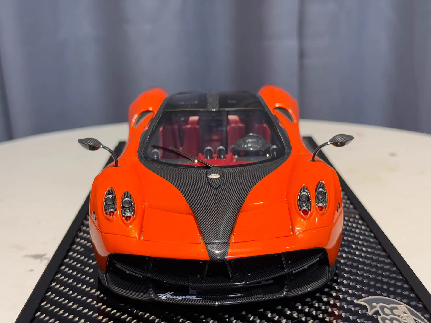 BBR 1/18 Pagani Huayra Roadster Resin Model Metallic Orange Limited Edition