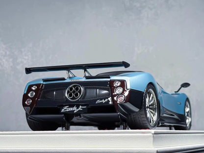 Davis & Giovanni 1/18 Pagani Zonda F Ice Blue Resin Model Limited 8