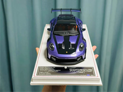 Davis & Giovanni 1/18 Porsche 911 GT3 RS 992.1 PTS Amethyst Purple Limited 6 pcs