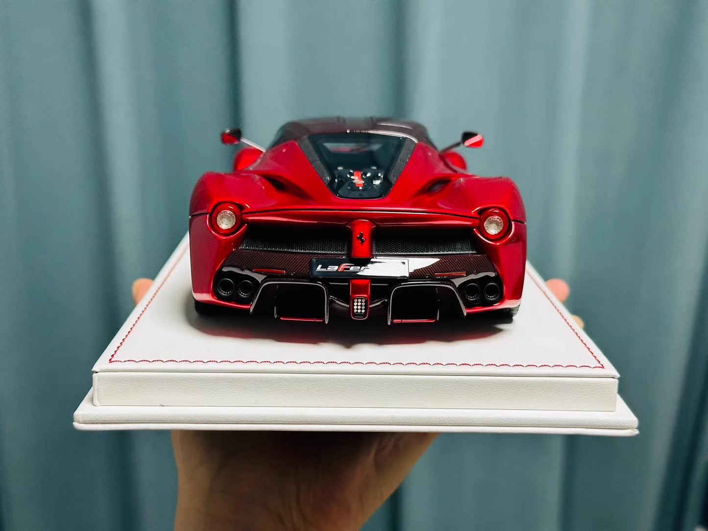 Davis & Giovanni 1/18 Ferrari LaFerrari Rosso Red Carbon Roof Gunmetal Wheels Limited 20 pcs