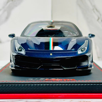 MR Collection 1/18 Ferrari 488 Pista Chameleon Purple Limited 01/03 Resin