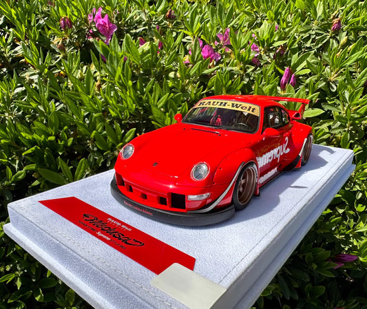 FuelMe 1/18 Porsche 911 (993) RWB “Medusa” Supreme – Red Resin Model