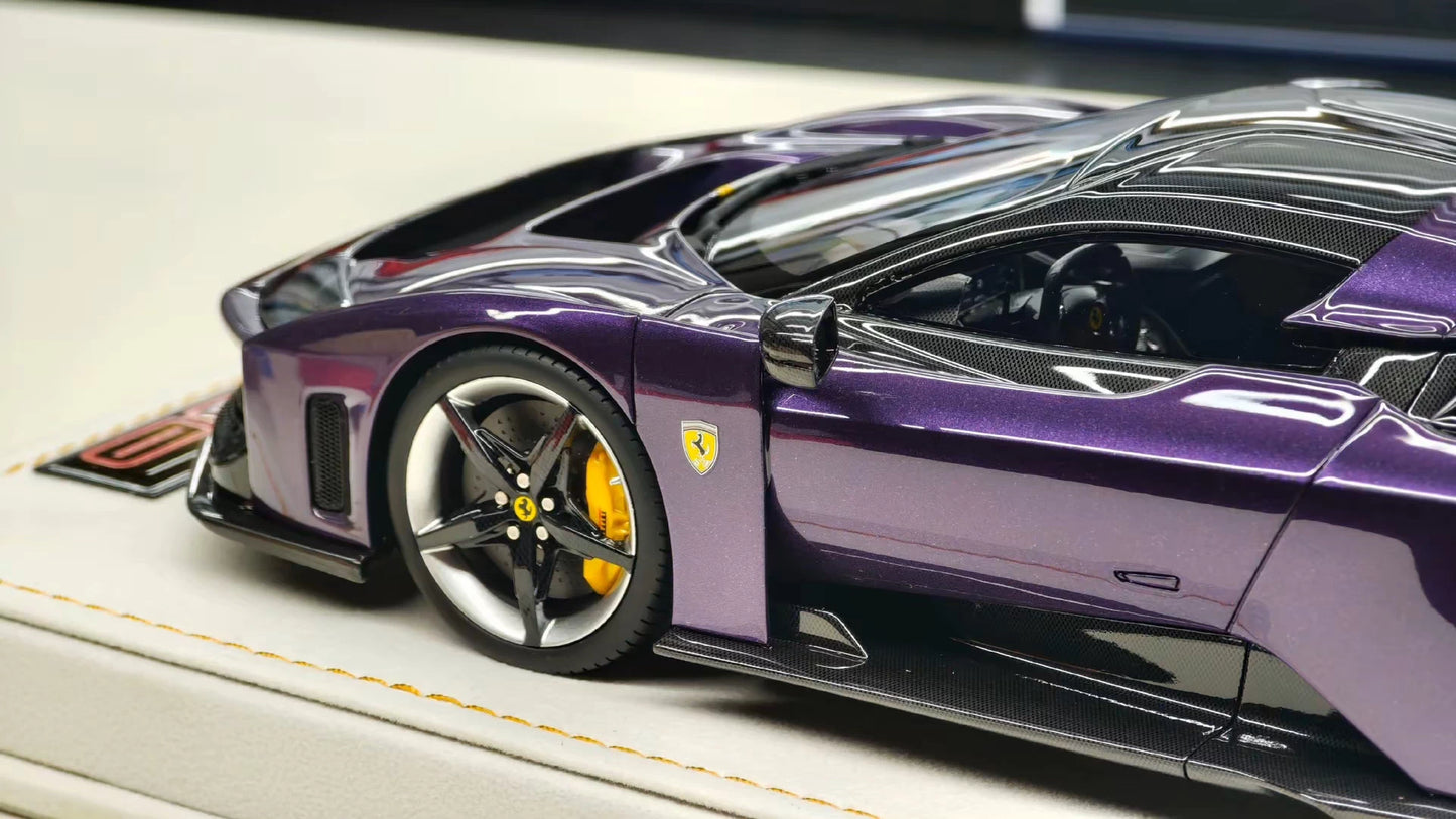 MR 1/18 Ferrari F80 Resin Model – Hong Kong Purple Special Edition (Limited 49)