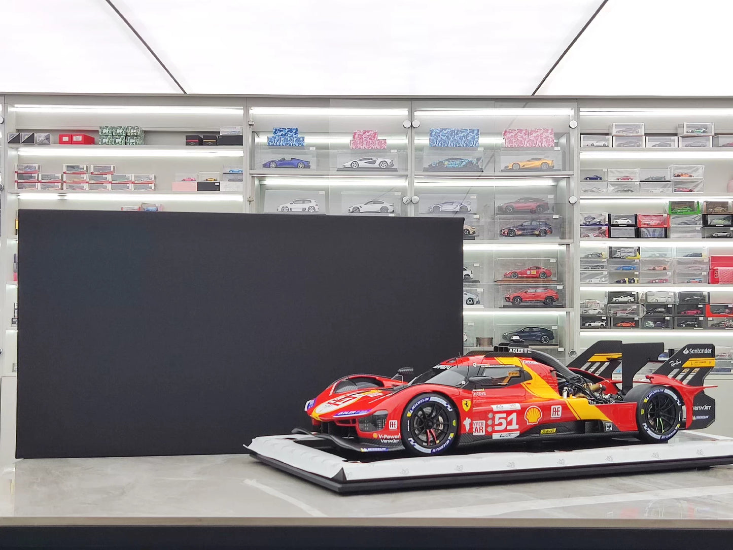 Amalgam 1/8 Ferrari 499P – 2023 Le Mans Champion Hypercar Model | Air Shipping from China