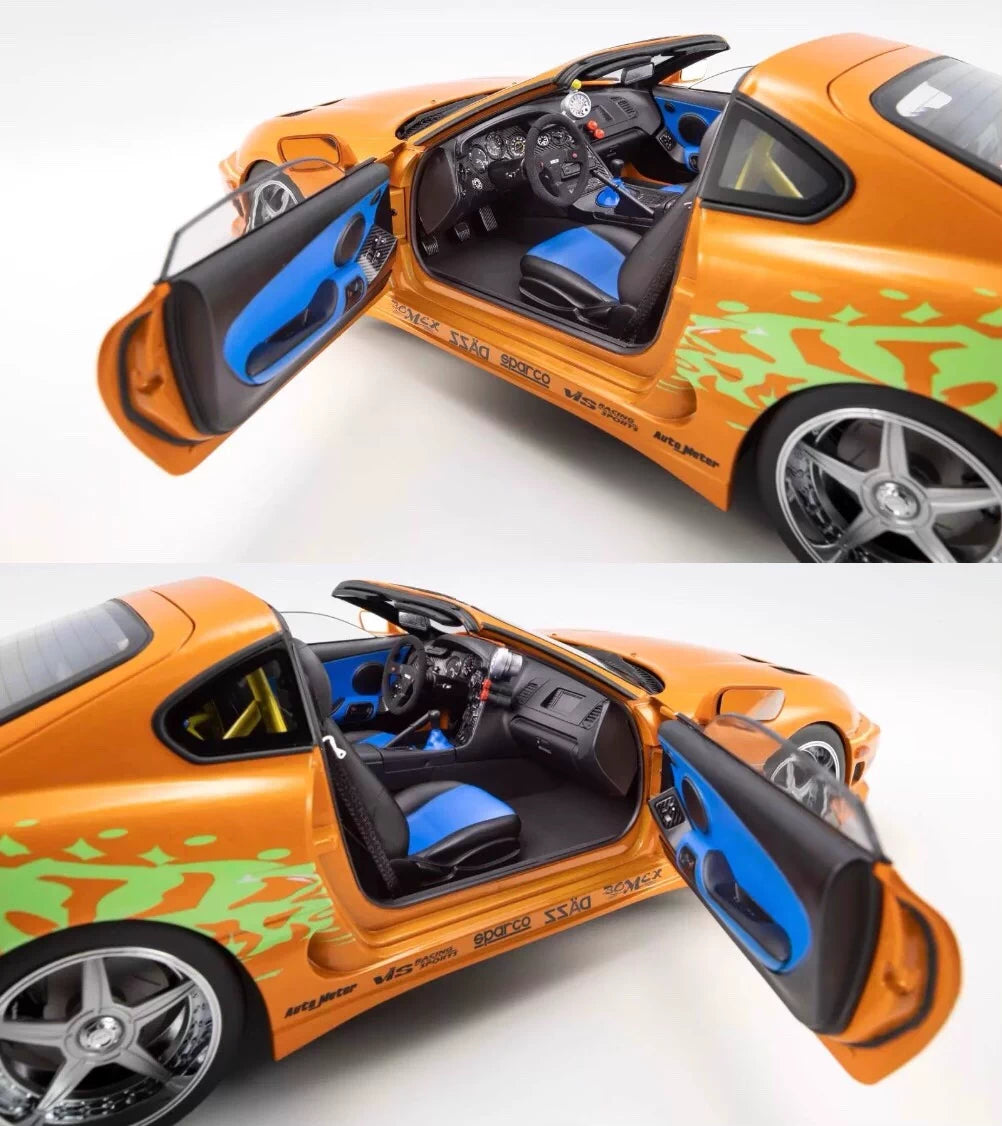 Kyosho 1/18 Toyota Supra Turbo (Fast & Furious) Orange Pearl 08975FF – Pre-Order