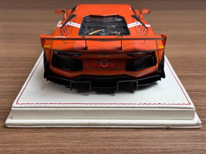 Davis & Giovanni 1/18 Lamborghini LBWK Aventador 2.0 “Zaku” Orange — Limited 30