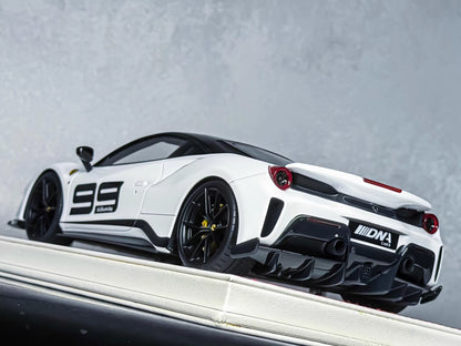 Davis & Giovanni 1/18 Ferrari 488 Pista Artist Edition No.99 White/Black Limited 30
