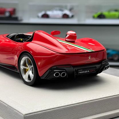 Hermes Collection 1/18 Ferrari Monza SP1 Resin Model Car – Rosso Tricolore