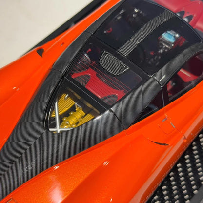 BBR 1/18 Pagani Huayra Roadster Resin Model Metallic Orange Limited Edition