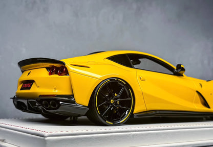 Davis & Giovanni 1/18 Ferrari 812 Superfast Novitec Rare Yellow Resin Model Limited 10