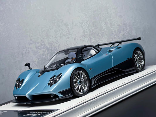 Davis & Giovanni 1/18 Pagani Zonda F Ice Blue Resin Model Limited 8