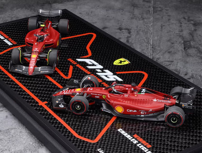 BBR 1/43 Ferrari F1-75 Bahrain GP 2022 Leclerc & Sainz 1–2 Set EMP75EX (Ltd 75)