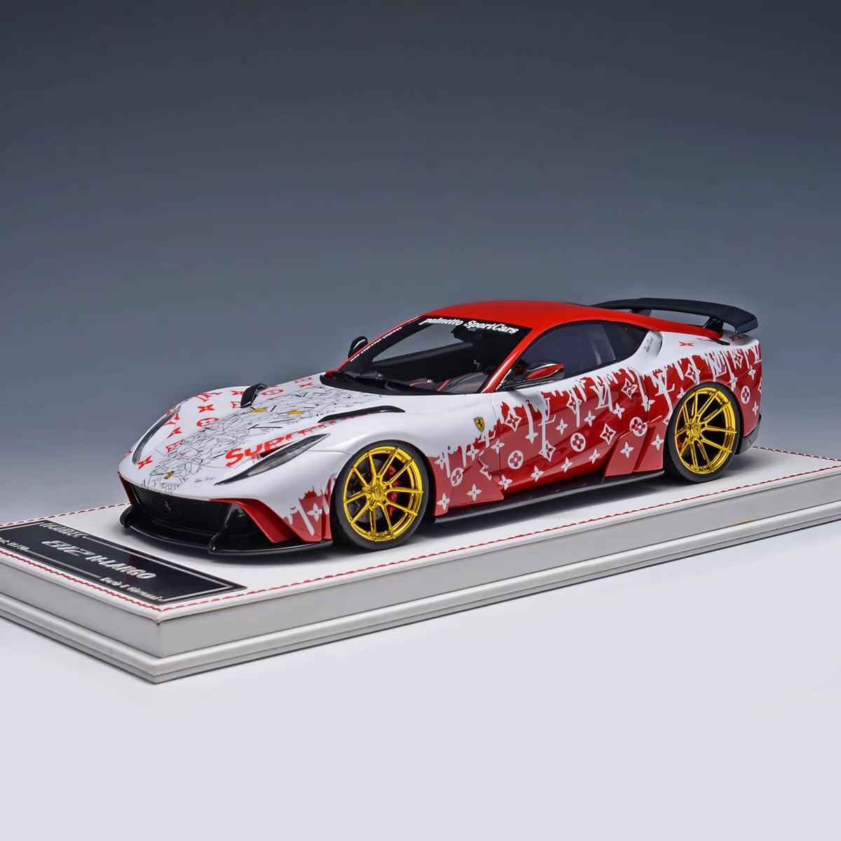 Davis & Giovanni 1/18 Ferrari 812 N-Largo Novitec Supreme x LV Limited Resin Model