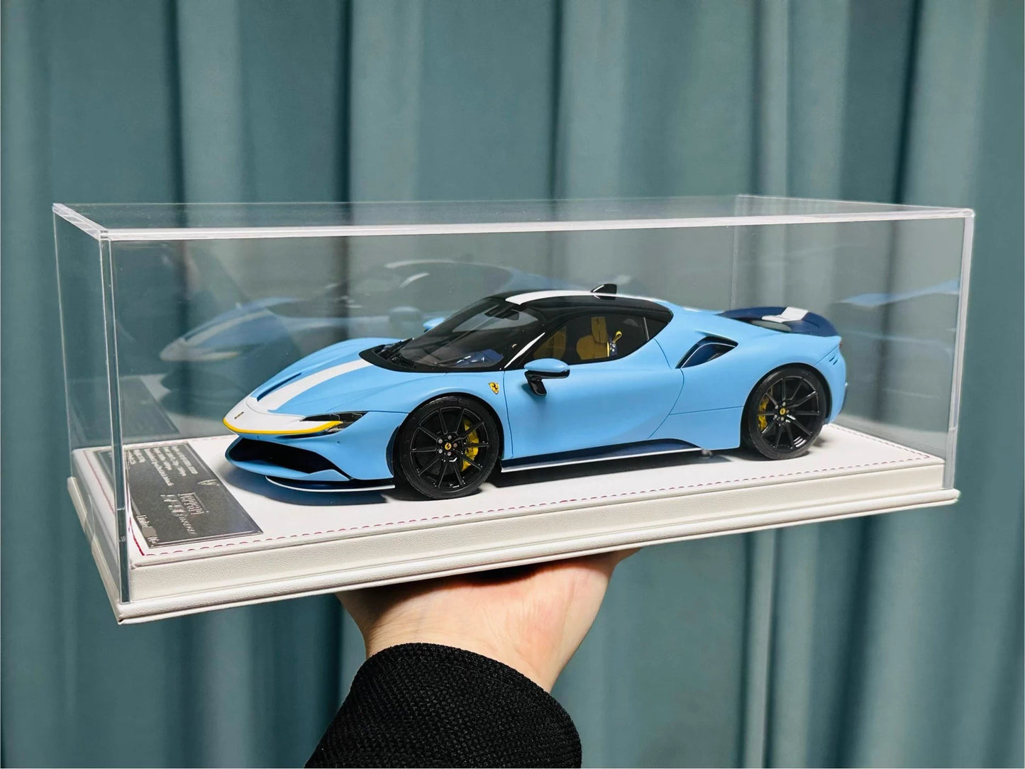 Davis & Giovanni 1/18 Ferrari SF90 Stradale Matte La Plata Blue | Limited 6
