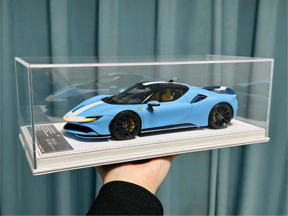 Davis & Giovanni 1/18 Ferrari SF90 Stradale Matte La Plata Blue | Limited 6