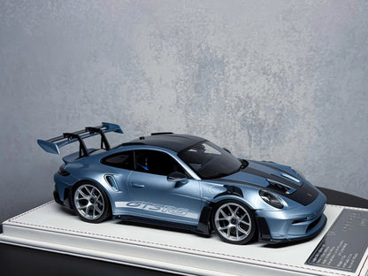 Davis & Giovanni 1/18 Porsche 911 (992) GT3 RS Ice Blue Resin Model Limited 8