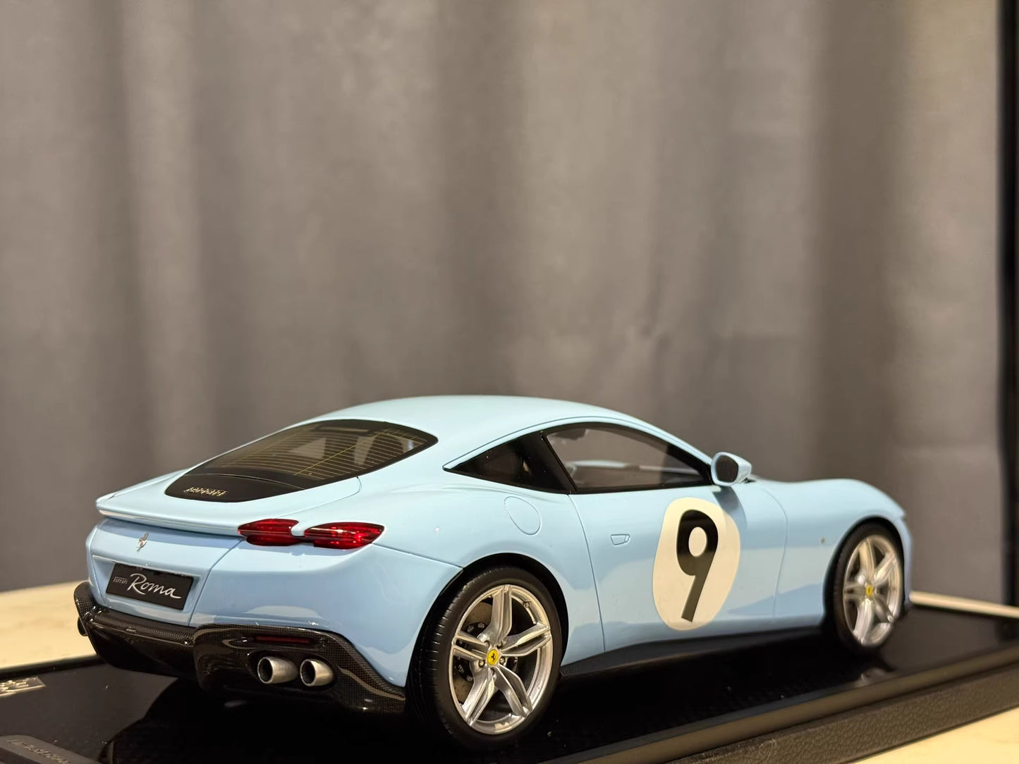 BBR 1/18 Ferrari Roma · Azzurro Racing No.9 · Limited 20