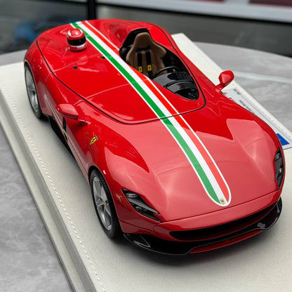 Hermes Collection 1/18 Ferrari Monza SP1 Resin Model Car – Rosso Tricolore