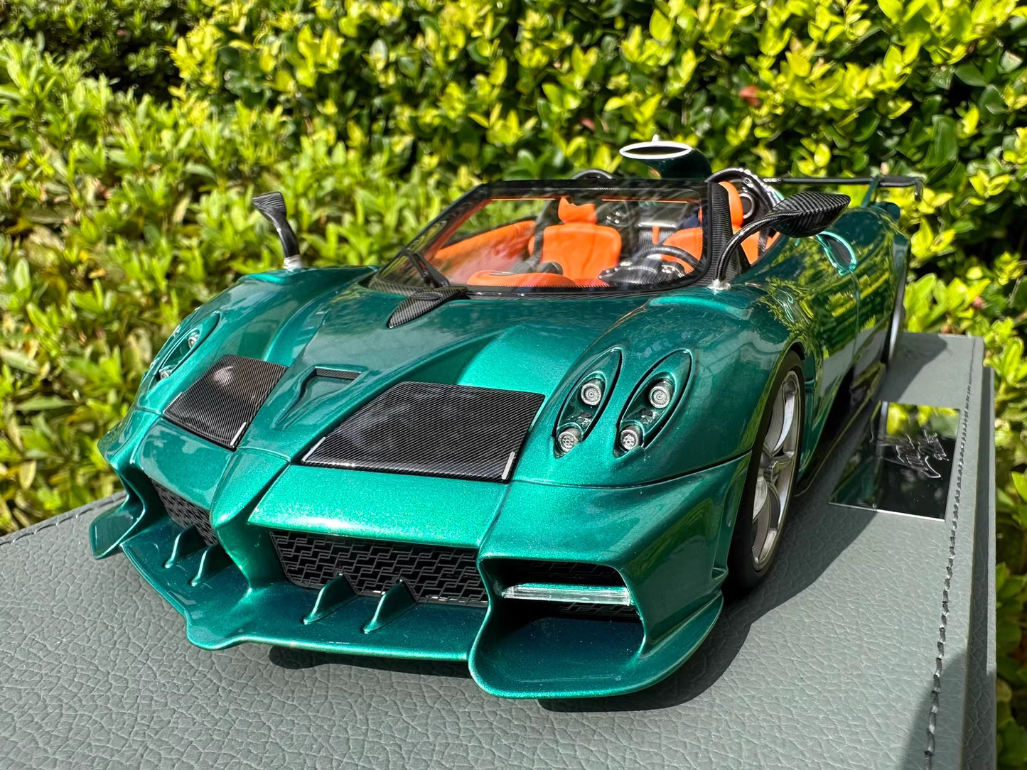 BBR Models 1/18 Pagani Imola Roadster Verde Rio Green Resin Model